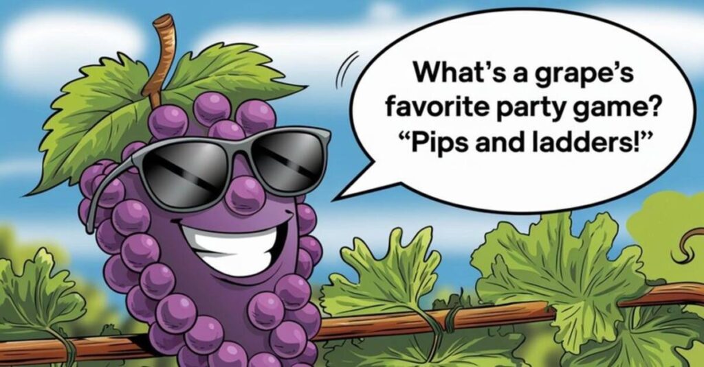 One-liner grape jokes