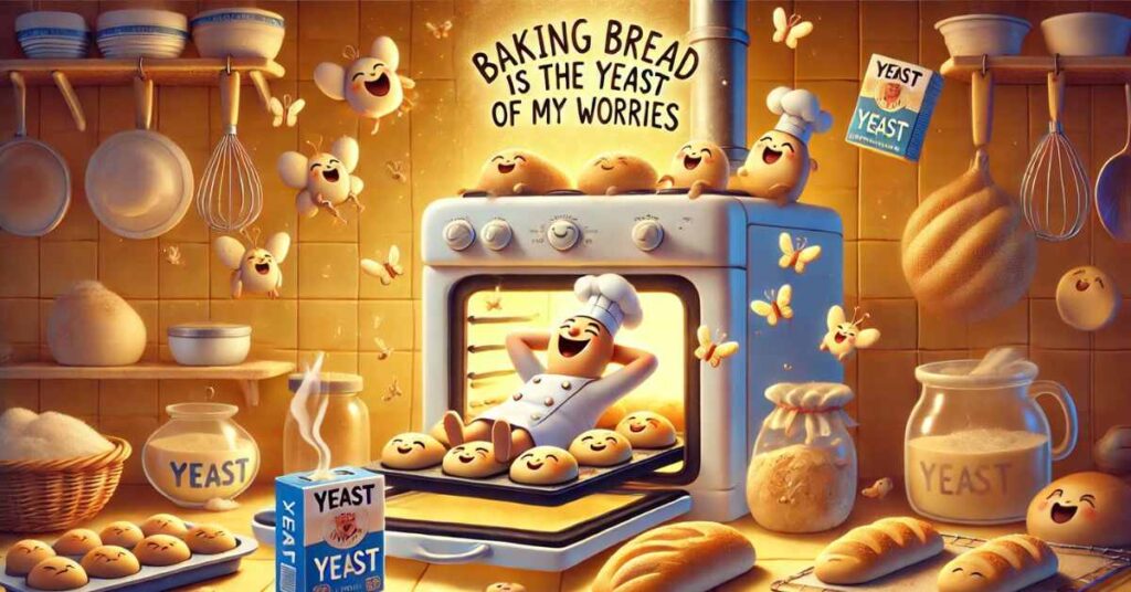 Double Entendre Baking Bread is the Yeast of my Worries
