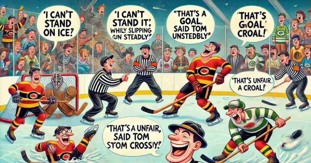 Score Some Laughs with These Punny Hockey Jokes Tom Swifties