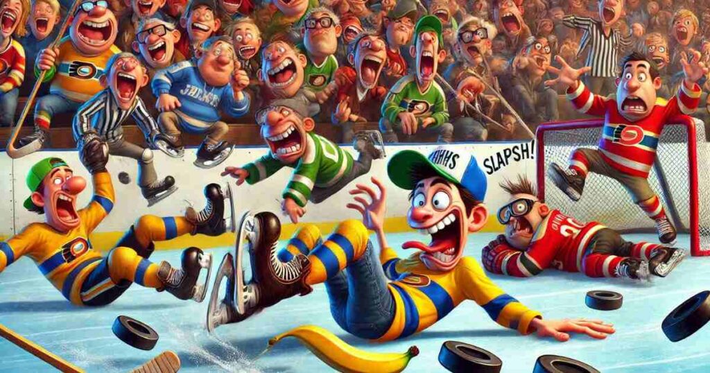 Slapstick Laughter Our Favorite Hockey Puns Editors Pick