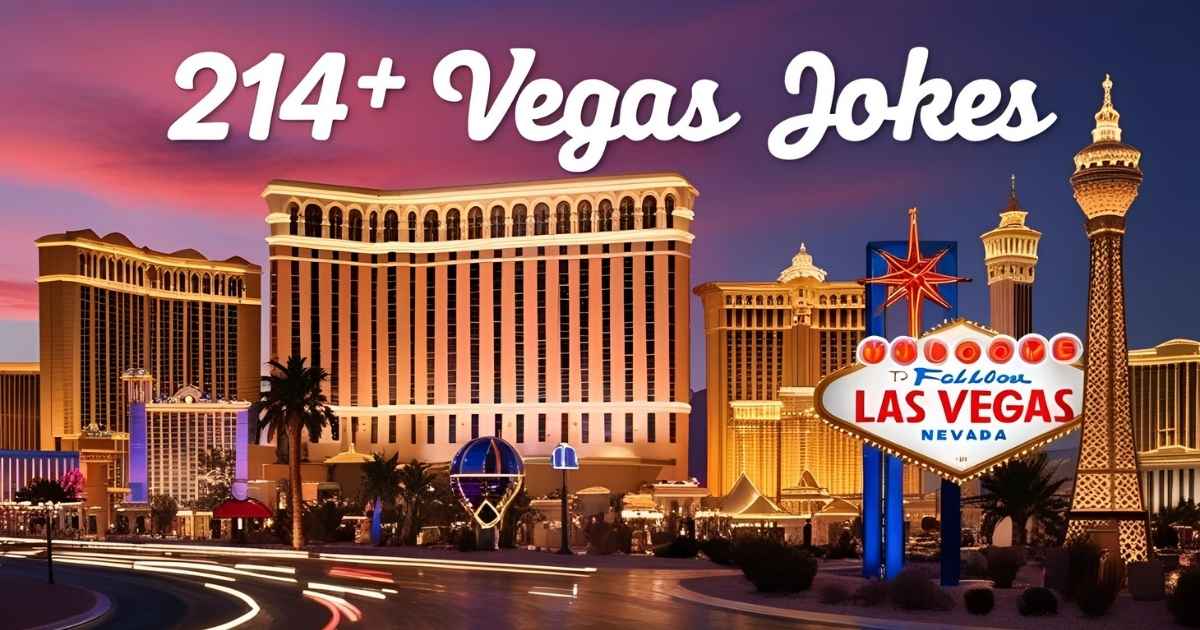 214+ Las Vegas Jokes to Brighten Your Night in Sin City