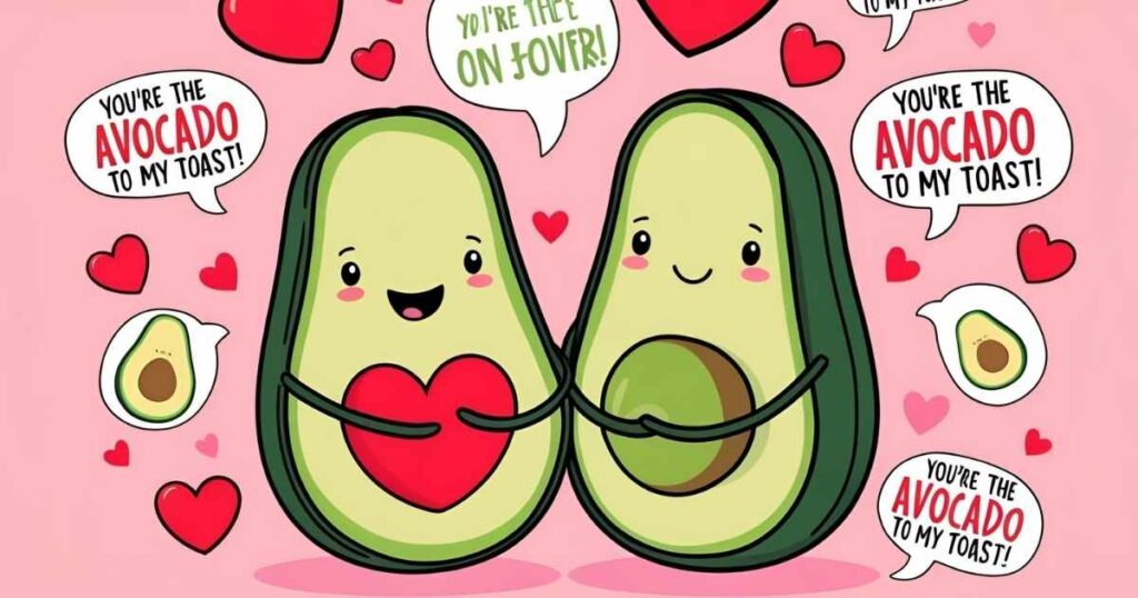 Avocado Love Puns for Your Partner