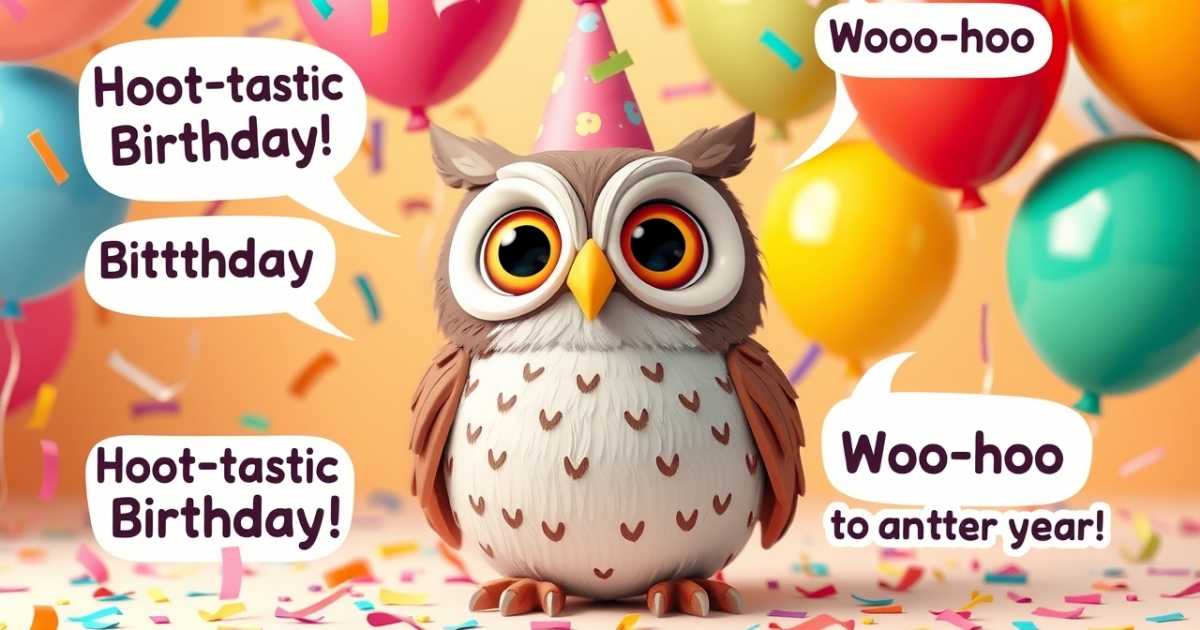 Birthday Owl Puns