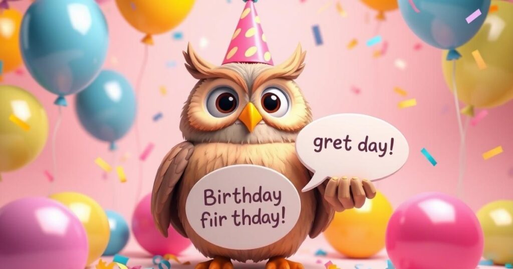 Cute Birthday Owl Puns for Kids