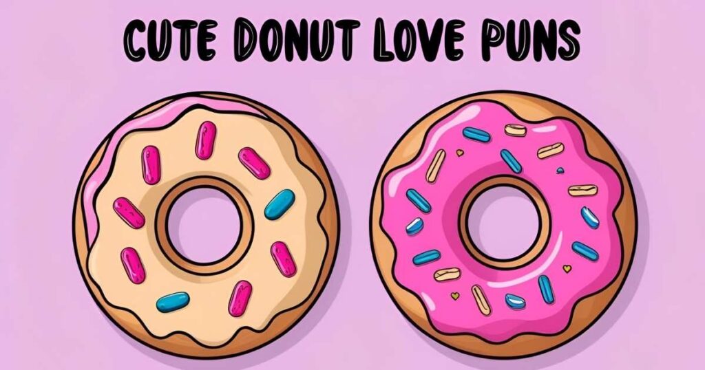 Cute Donut Love Puns