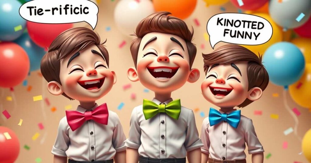 Funny Bow Tie Puns for Weddings and Events