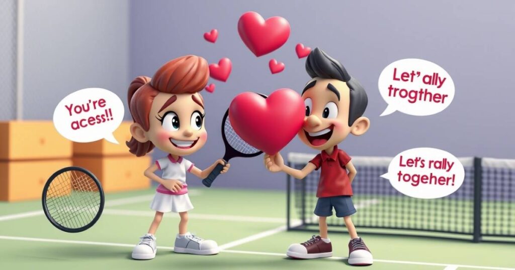 Funny Tennis Love Puns to Share with Friends