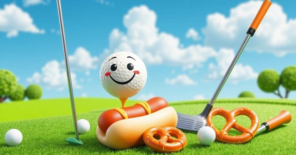 Golf Food Puns for Social Media Posts