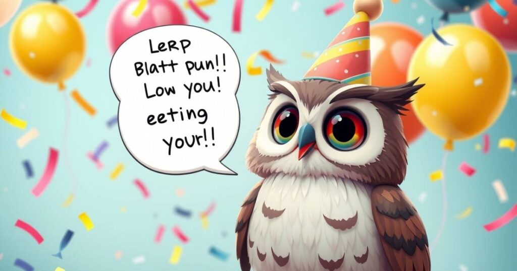 Silly Birthday Owl Puns for Laughter