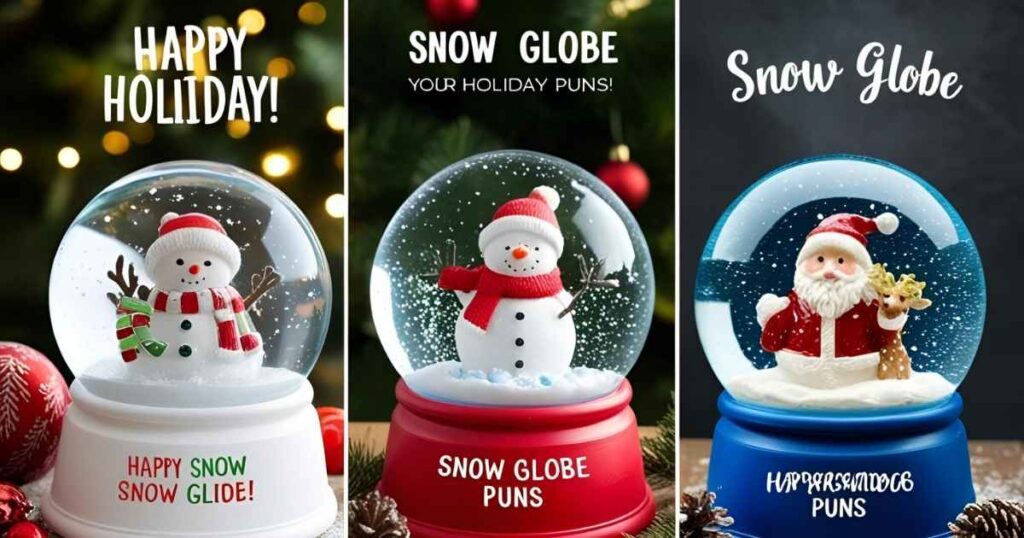 Snow Globe Puns for Your Holiday Cards