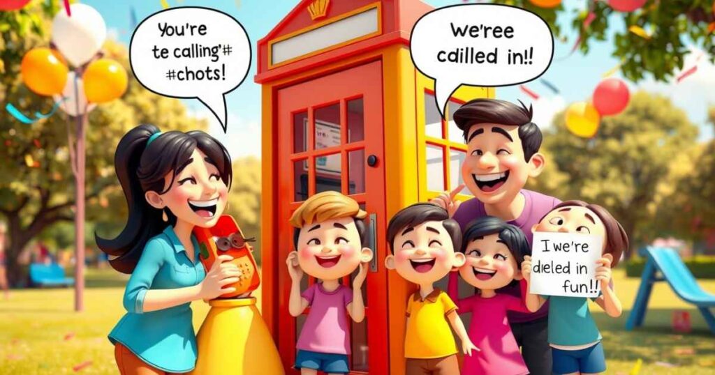 Telephone Puns for Family Gatherings