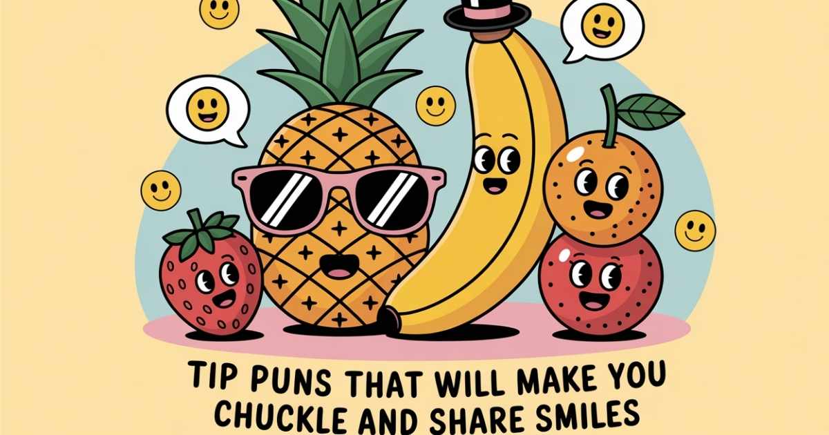Tip Puns That Will Make You Chuckle and Share Smiles